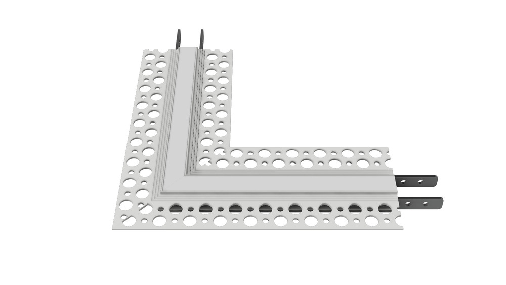 90-Degree Flat Corner Channel for Inspire Mud-In 0.5" Channel