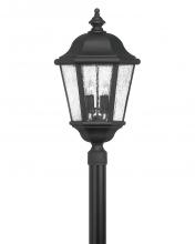 Hinkley 1677BK-LV - Large Post Top or Pier Mount Lantern 12v